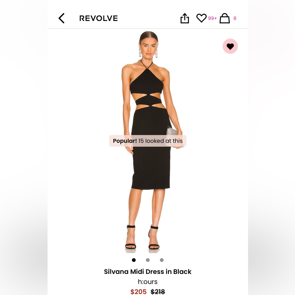 Hours Midi Dress With Cutouts From Revolve